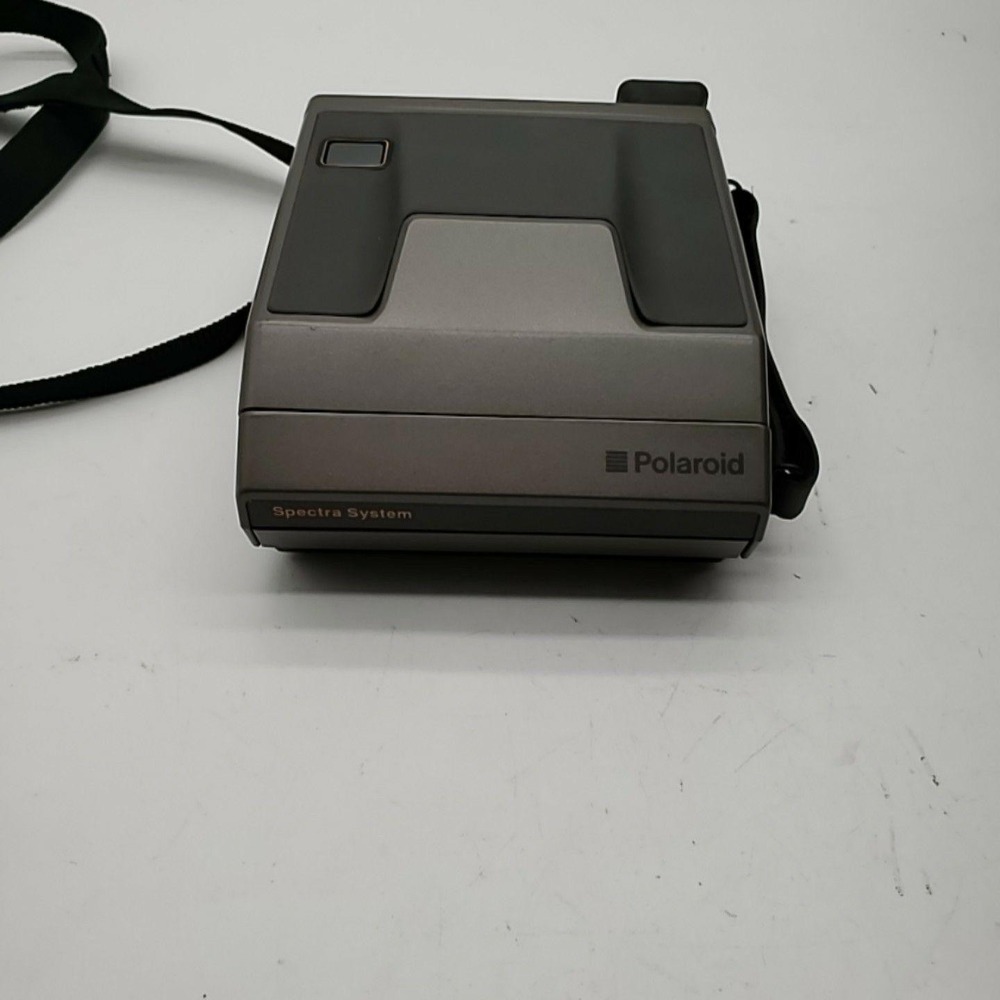 Vintage Polaroid Spectra System Instant Camera Gray Bag Remote Filters‎ Kit